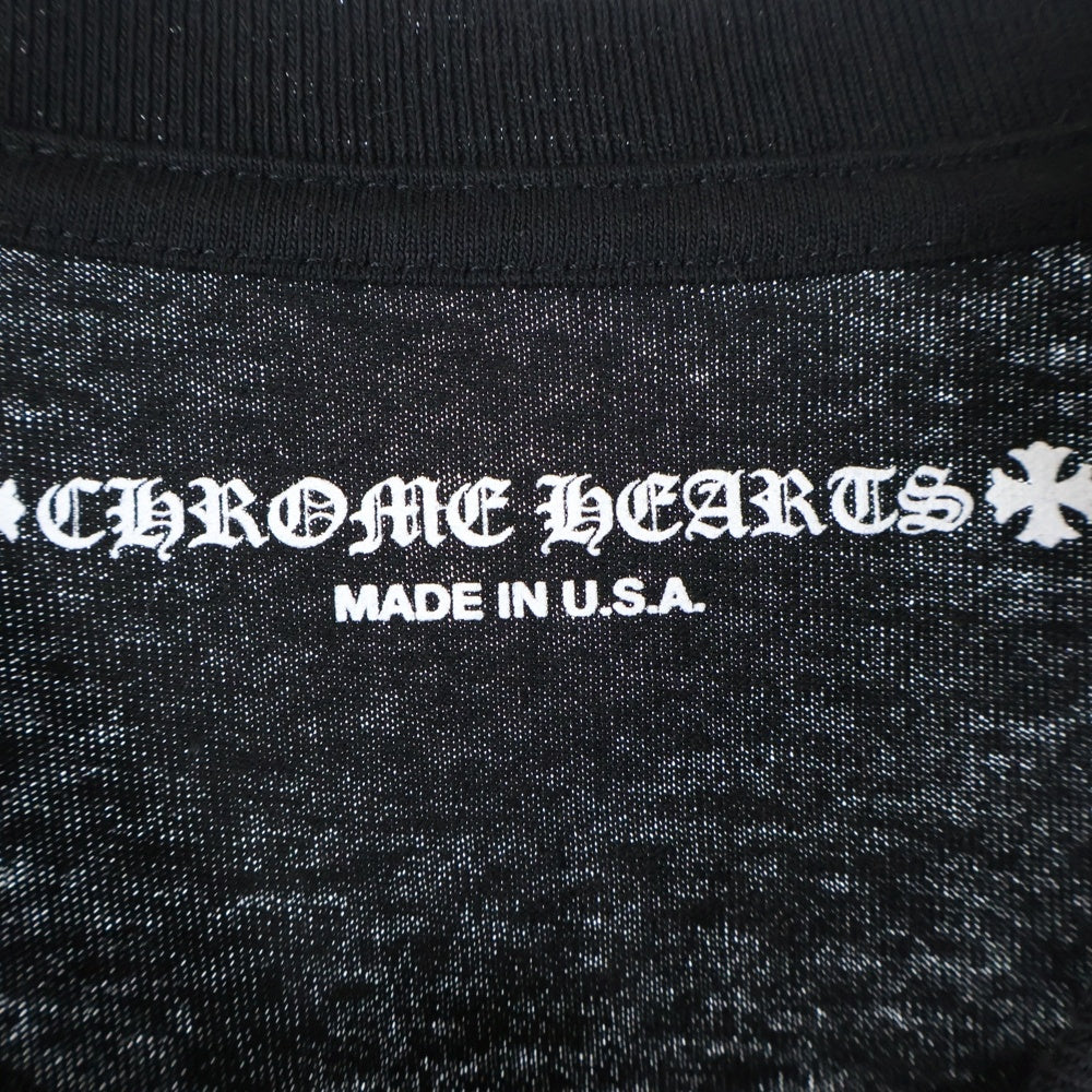 CHROME HEARTS(クロムハーツ) ×MATTY BOY STAYFAST RACE TEAM SWEAT グラフィックプリント クルーネック 長袖Tシャツ ブラック