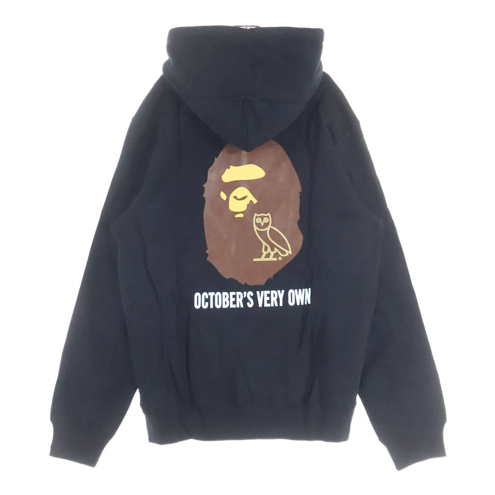 オクトーバーズベリーオウン　ovo パーカー A BATHING APE(アベイシングエイプ) ×OCTOBERS VERY OWN OVO