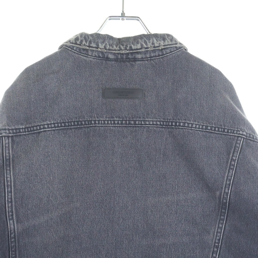 FEAR OF GOD ESSENTIALS(フィアオブゴッド エッセンシャルズ) 22SS ボックスデニムジャケット 202BT212041F ブラック