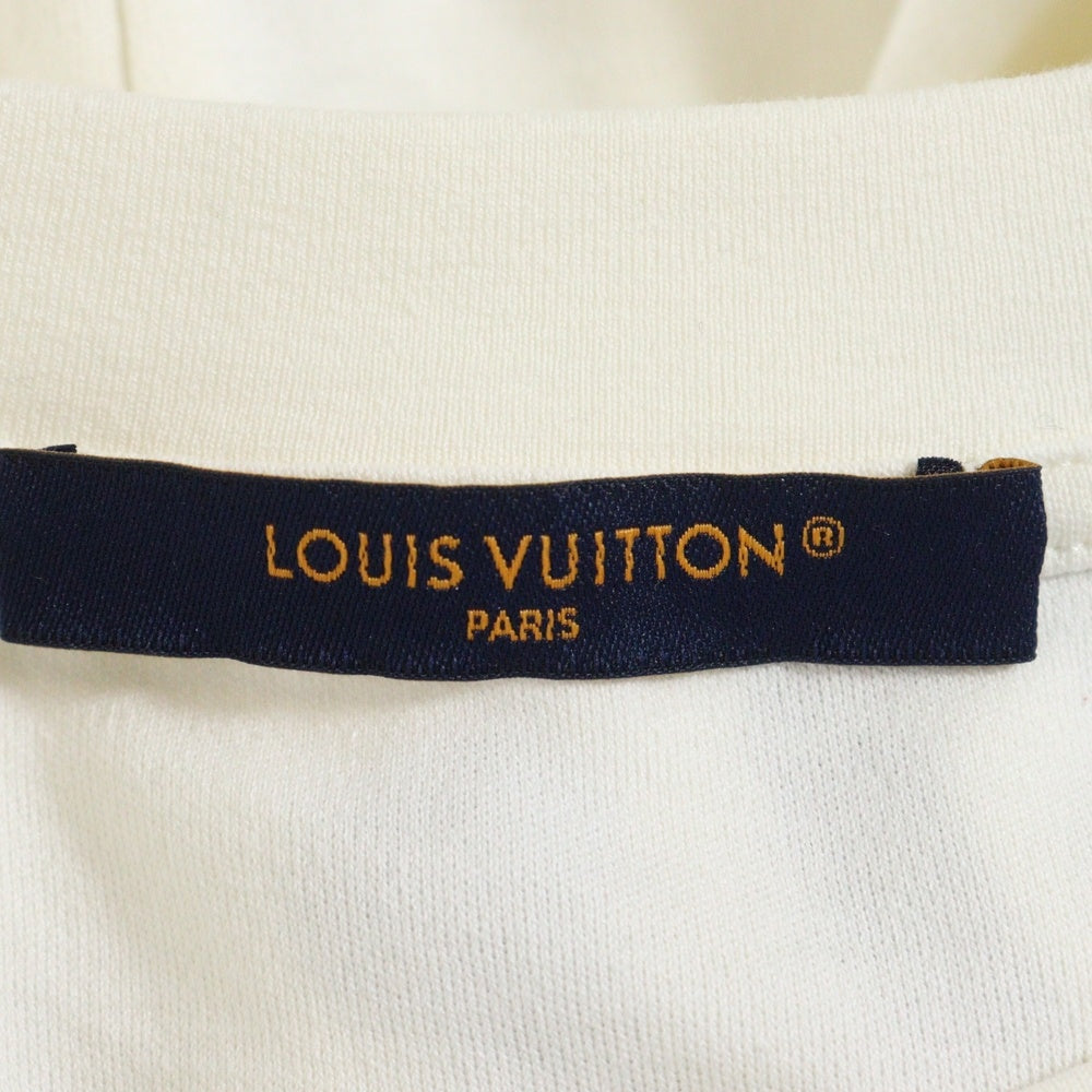 LOUIS VUITTON(ルイヴィトン) 25AW プリントシグネチャー 半袖Tシャツ ホワイト RM252M NDK HTY87W 1AIMLD