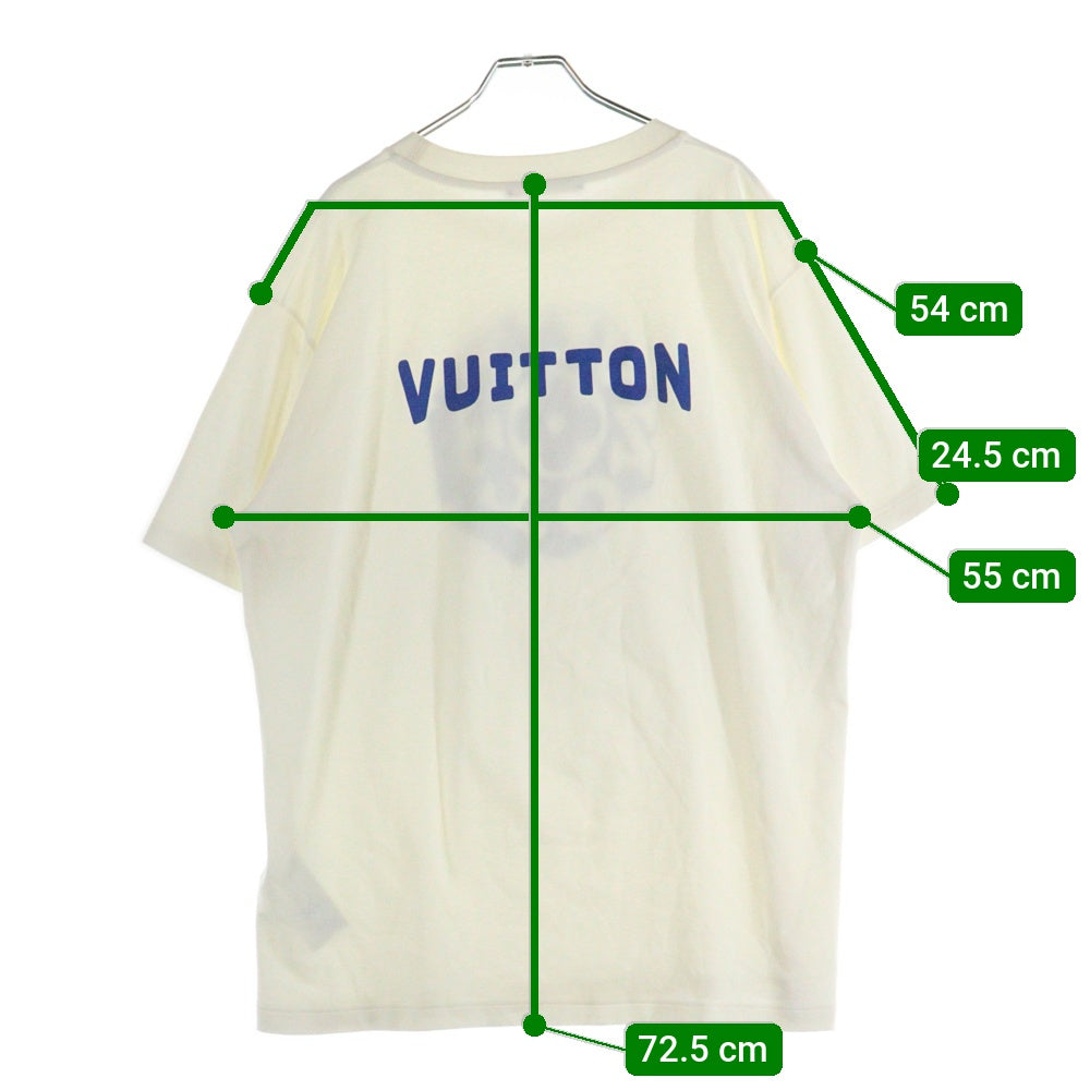 LOUIS VUITTON(ルイヴィトン) 25AW プリントシグネチャー 半袖Tシャツ ホワイト RM252M NDK HTY87W 1AIMLD
