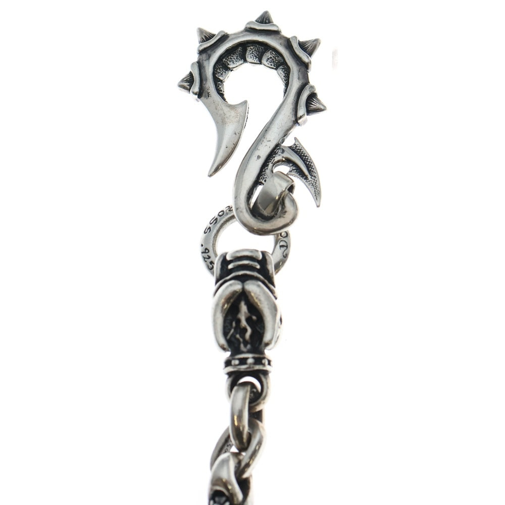 Travis Walker(トラヴィスワーカー) Dragon Tail Hook Infinity Cross Links Wallet Chain WCS018 ドラゴンテイル インフィニティクロスリンクウォレットチェーン シルバー