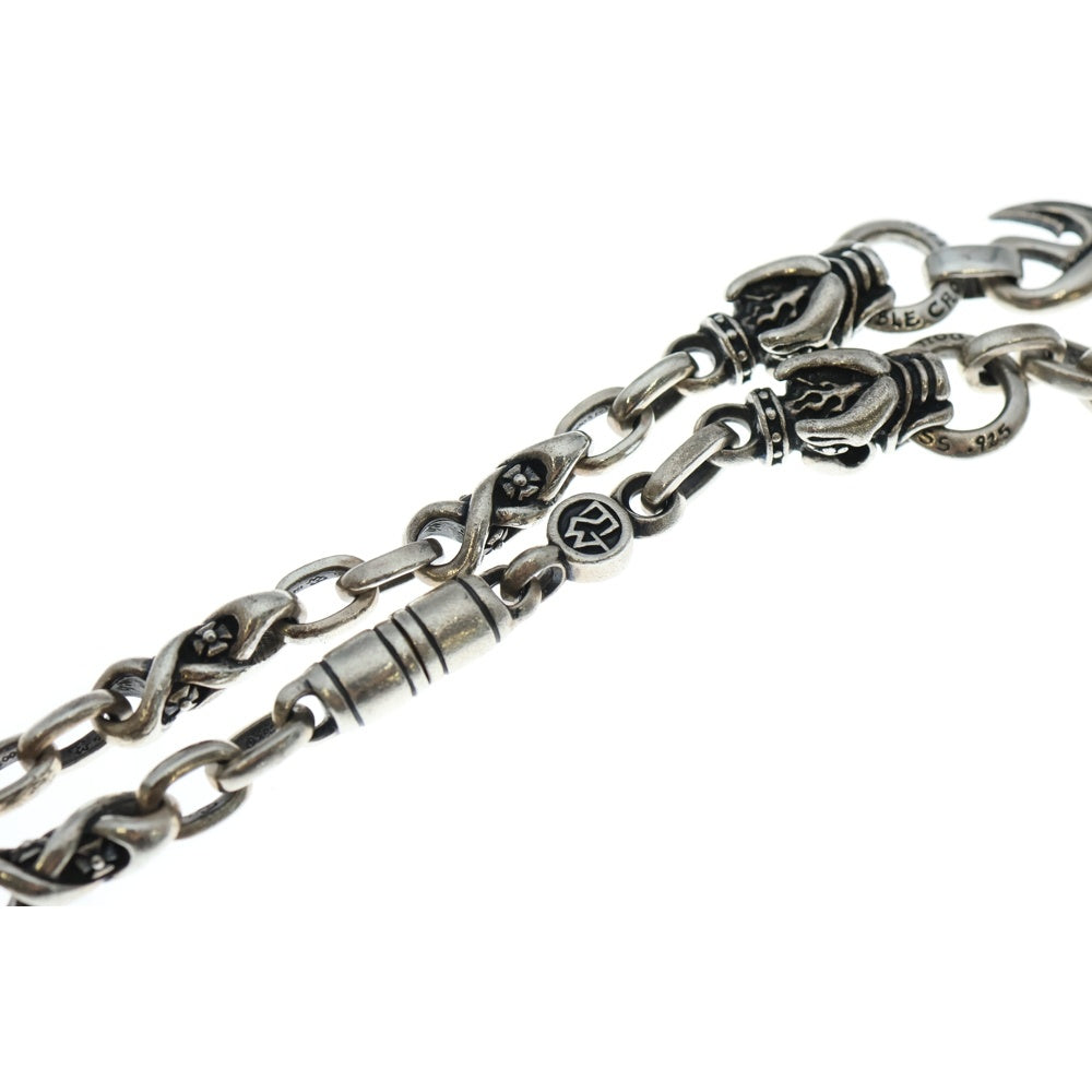 Travis Walker(トラヴィスワーカー) Dragon Tail Hook Infinity Cross Links Wallet Chain WCS018 ドラゴンテイル インフィニティクロスリンクウォレットチェーン シルバー