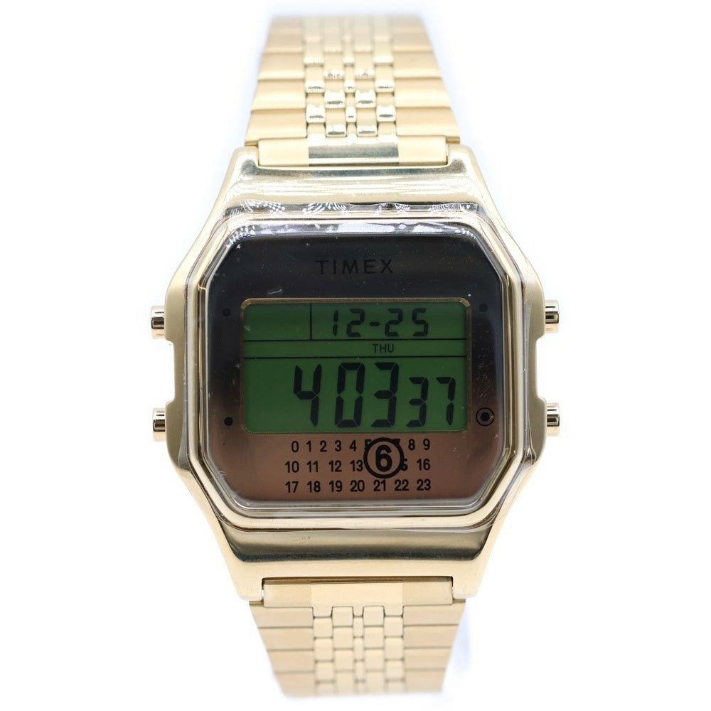 MM6 Maison Margiela(エムエムシックスメゾンマルジェラ) ×TIMEX MM6 T80 Ring Watch Gold ×タイメックス ウォッチリング ゴールド