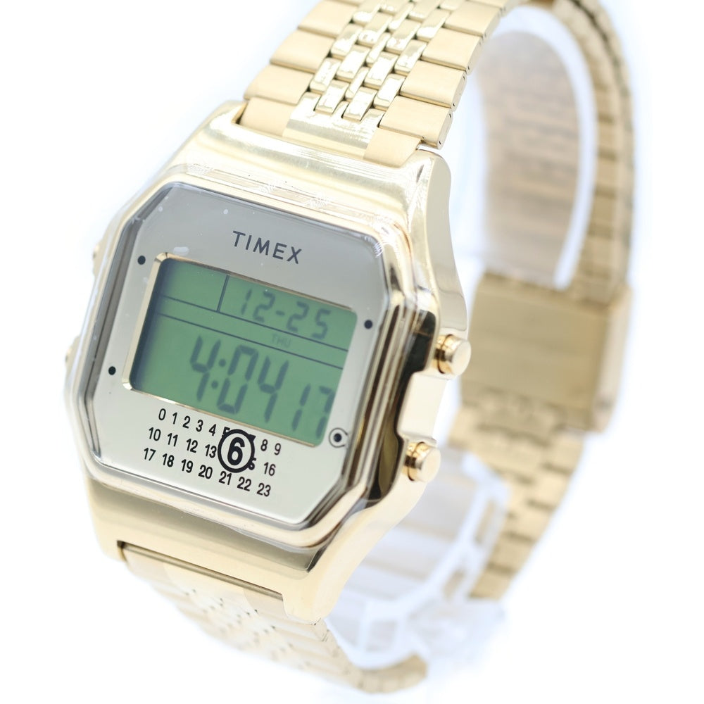 MM6 Maison Margiela(エムエムシックスメゾンマルジェラ) ×TIMEX MM6 T80 Ring Watch Gold ×タイメックス ウォッチリング ゴールド