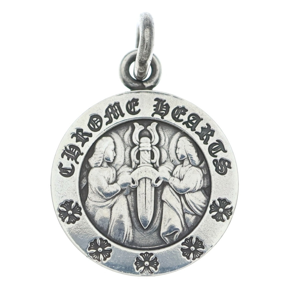 CHROME HEARTS(クロムハーツ) CHRM ANGL MDL V2 エンジェルメダルチャーム ペンダントトップ シルバーBCA229