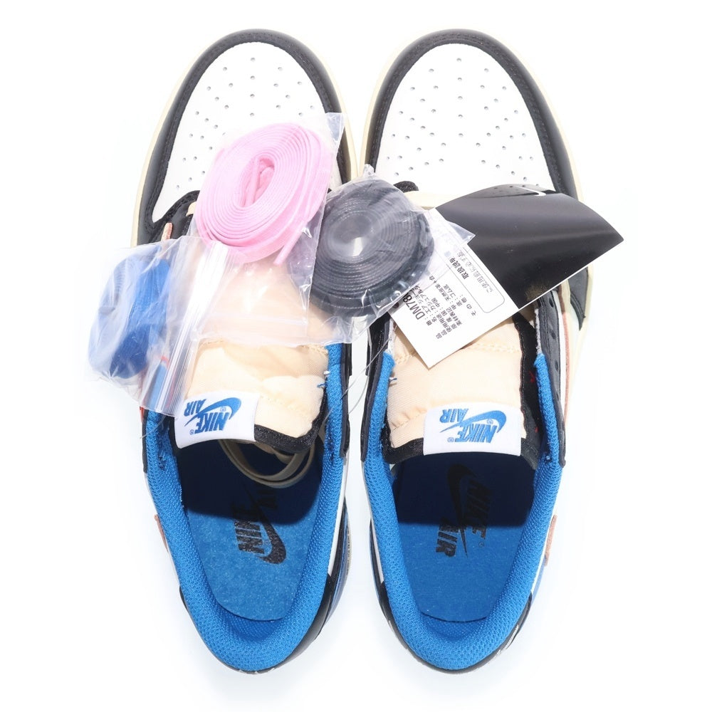 NIKE(ナイキ) ×TRAVIS SCOTT FRAGMENT DESIGN AIR JORDAN 1 LOW OG SP DM7866-140 トラヴィススコット フラグメント エアジョーダン1 ローカットスニーカー US7/25.0cm レディース