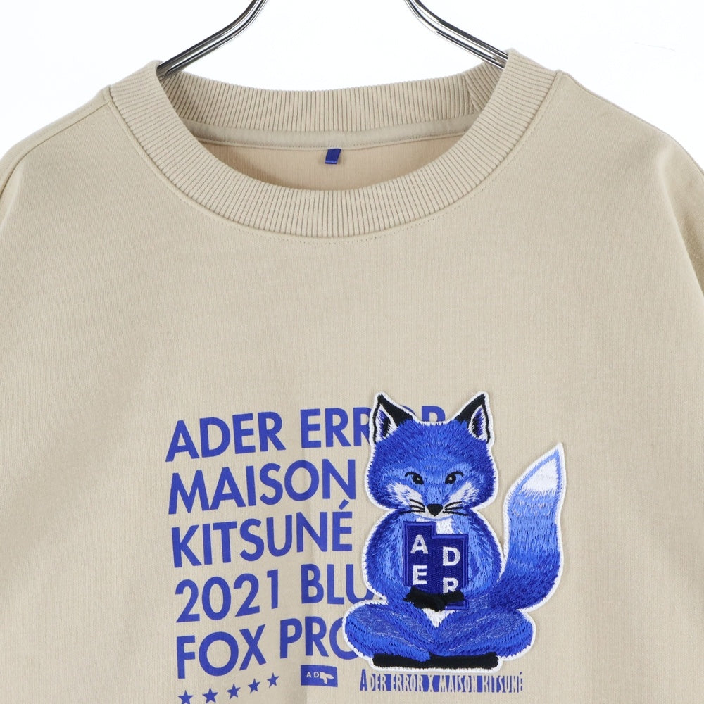 ADER ERROR X MAISON KITSUNE スウェット トレーナー MAISON KITSUNE(メゾンキツネ) 21AW ×ADER ERROR Sweat shirts
