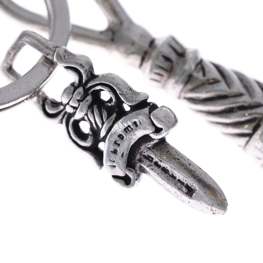 CHROME HEARTS(クロムハーツ) CELTIC ROLLER&No5 ケルティックローラー#5ダガーキーリング キーリング シルバー