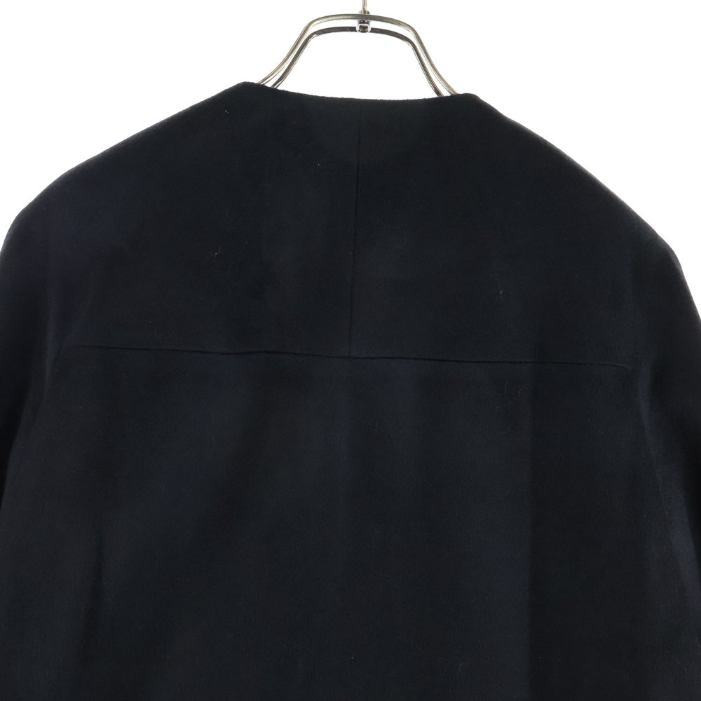 TOMORROWLAND(トゥモローランド) カシミヤ ノーカラーコート ブラック レディース 13-08-55-08302