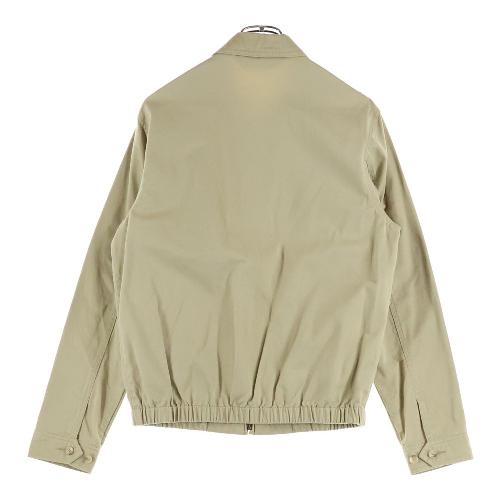 POLO RALPH LAUREN(ポロラルフローレン) 90s 刺繍 ジップアップ スイングトップ ジャケット ベージュ JR-RL-SM0711