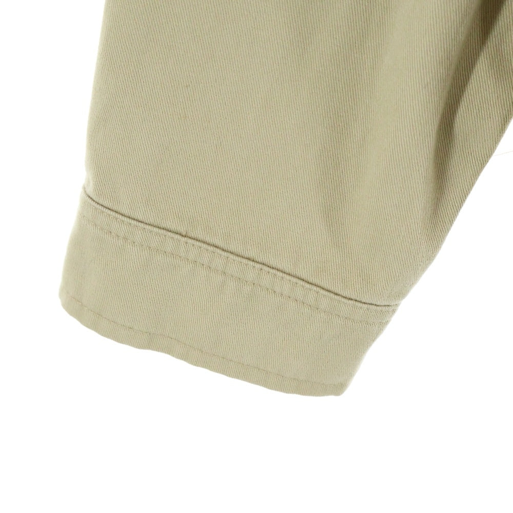 POLO RALPH LAUREN(ポロラルフローレン) 90s 刺繍 ジップアップ スイングトップ ジャケット ベージュ JR-RL-SM0711