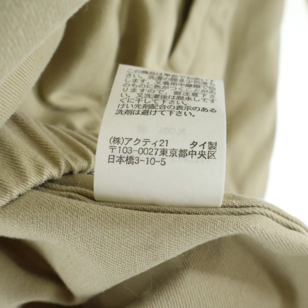 POLO RALPH LAUREN(ポロラルフローレン) 90s 刺繍 ジップアップ スイングトップ ジャケット ベージュ JR-RL-SM0711