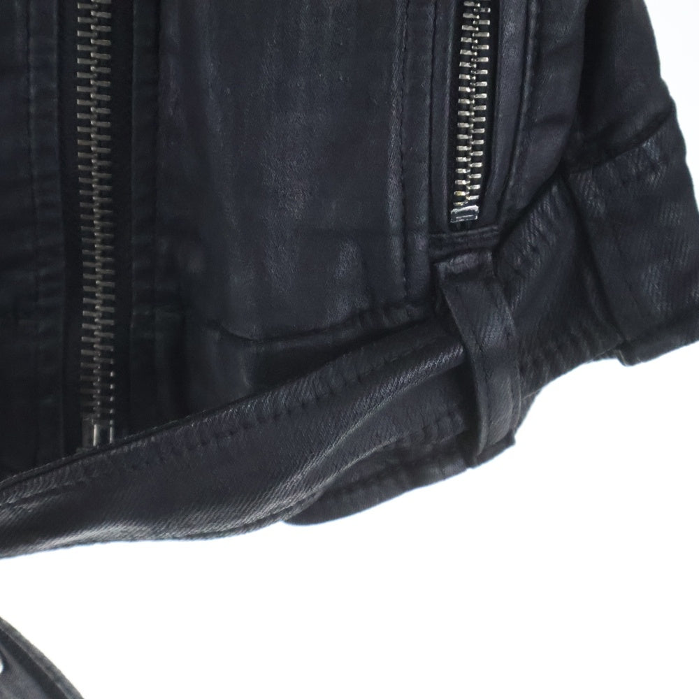 DIESEL(ディーゼル) レザーライダースジャケット レディース ブラック