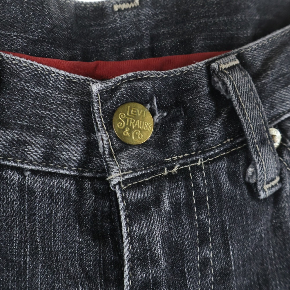 Levi's(リーバイス) ジップフライ デニムパンツ ブラック レディース RG646-29