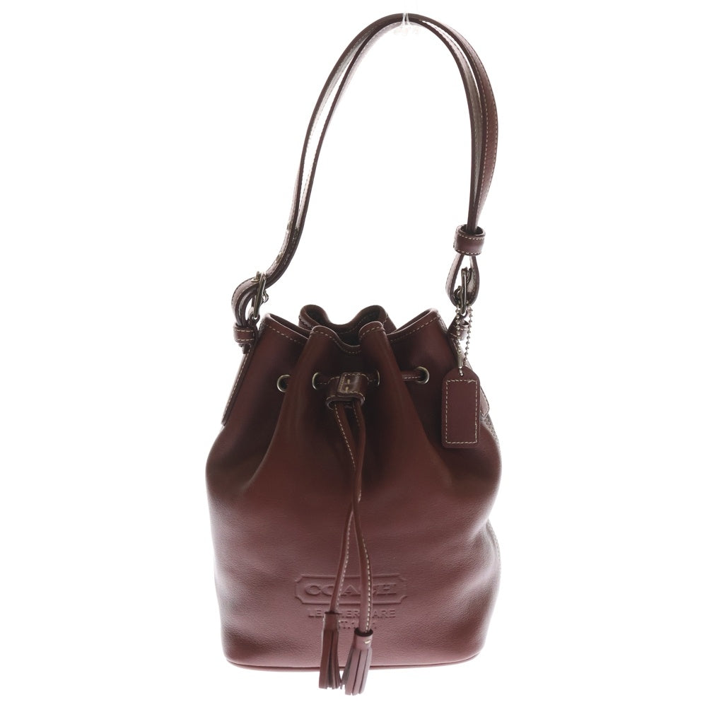 COACH(コーチ) ロゴ 巾着 ミニショルダーバッグ ブラウン F30-7554 レディース