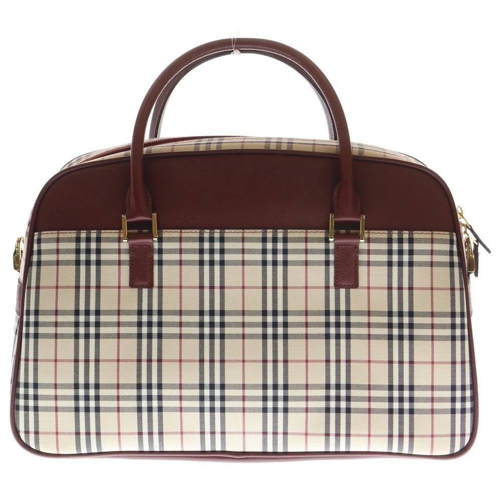 ✨BURBERRY✨バーバリー　ボストンバッグ　ノバチェック　ベージュ　大容量 ✨BURBERRY✨バーバリー ボストンバッグ ノバチェック ベージュ 大容量