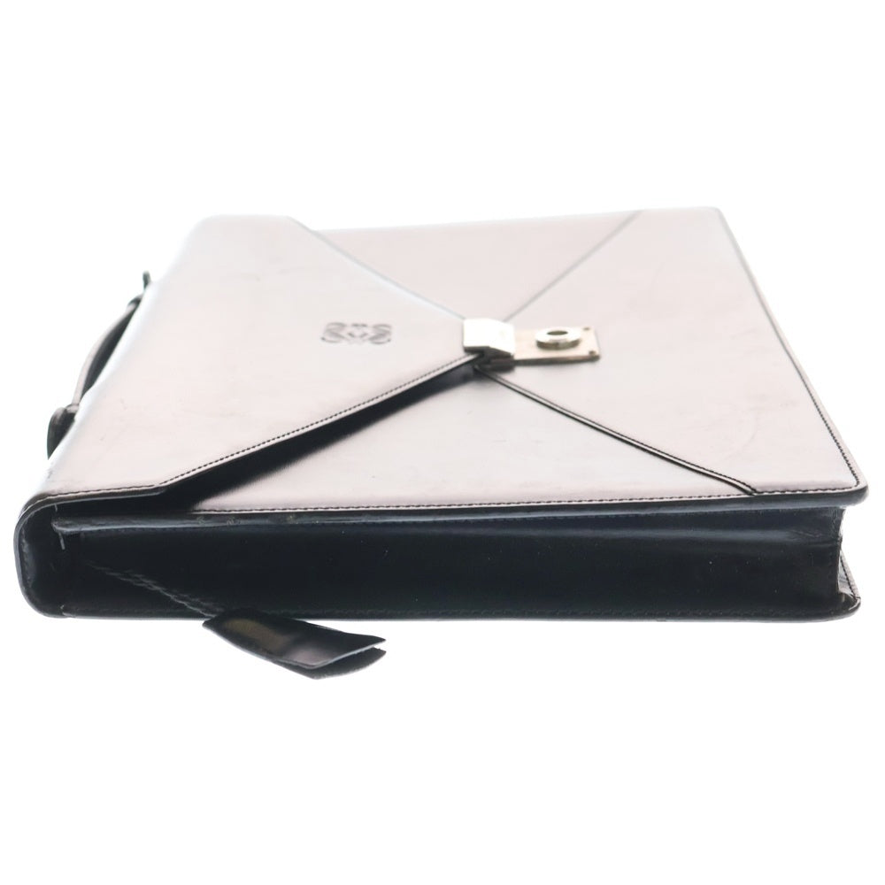 LOEWE ロエベ　ビジネスバッグ　ブリーフケース　アナグラム　紺 LOEWE ロエベ ビジネスバッグ ブリーフケース アナグラム 紺 LOEWE