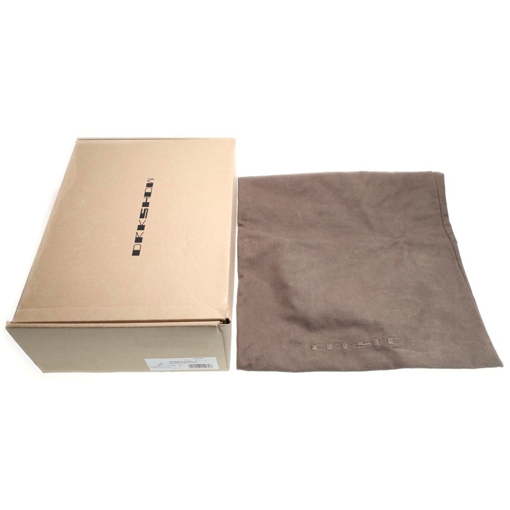 Rick Owens DRKSHDW(リックオウエンス ダークシャドウ) PORTERVILLE HIGH SNEAKS DU02D2810 ヴィンテージ キャンバスハイカットスニーカー ブラック