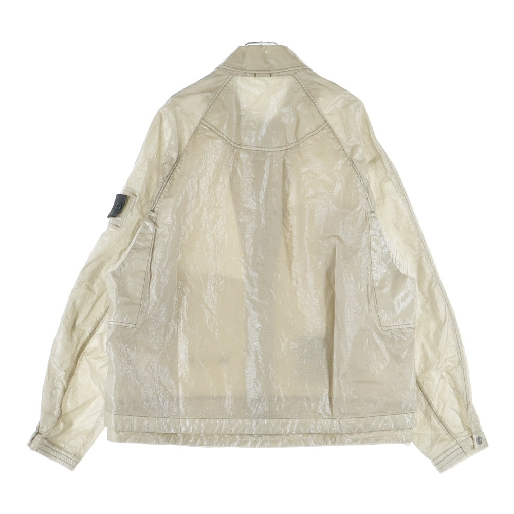 Stone Island Shadow Project(ストーンアイランド シャドウプロジェクト) グラスリネンコーチジャケット スナップジャケット 761940211 ベージュ