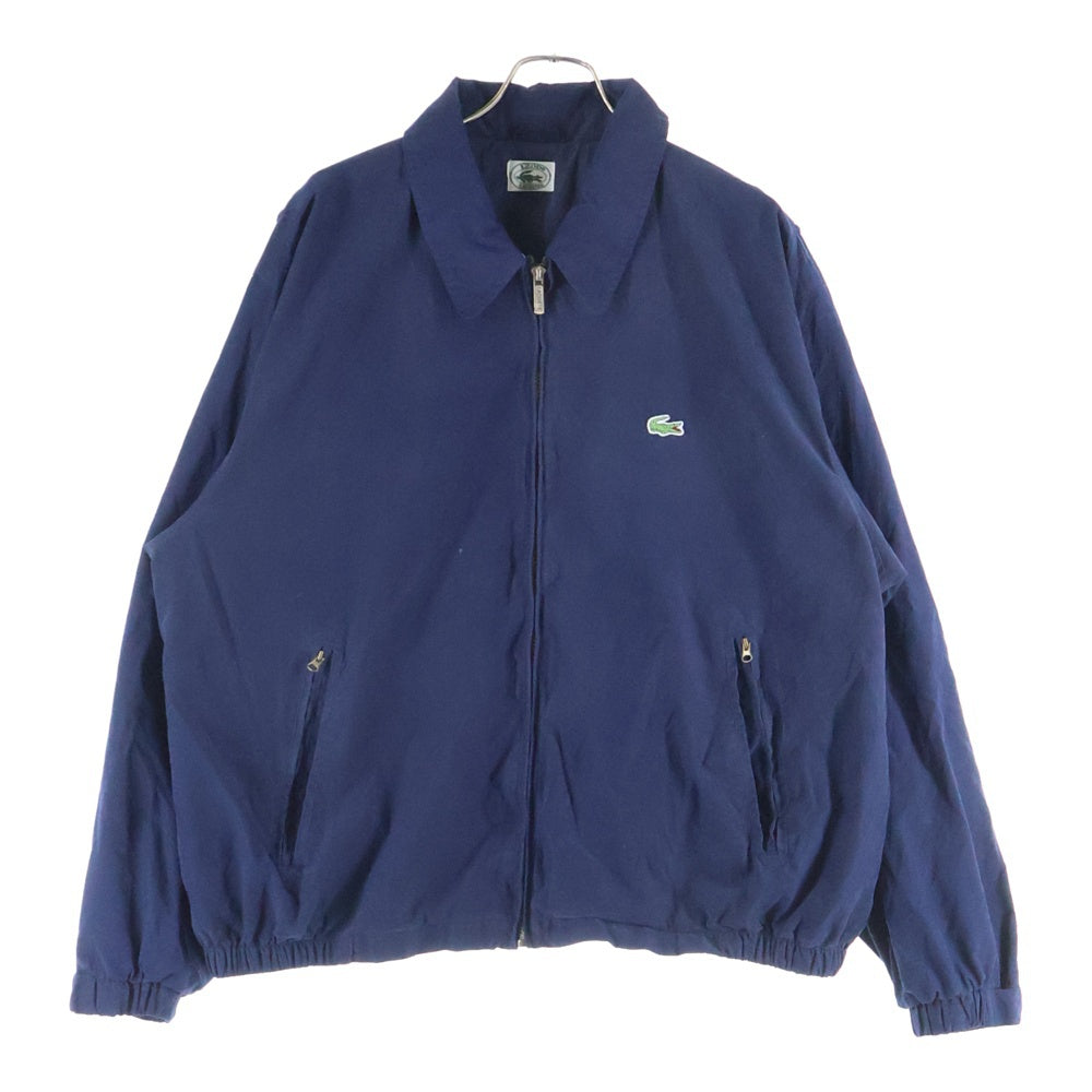 LACOSTE(ラコステ) フロントロゴ刺繍ジップアップジャケット スウィングトップ ネイビー