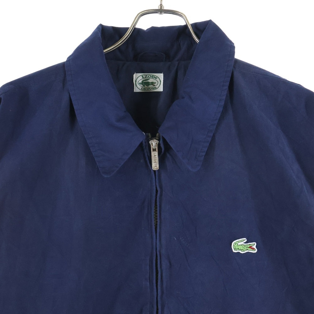 LACOSTE(ラコステ) フロントロゴ刺繍ジップアップジャケット スウィングトップ ネイビー