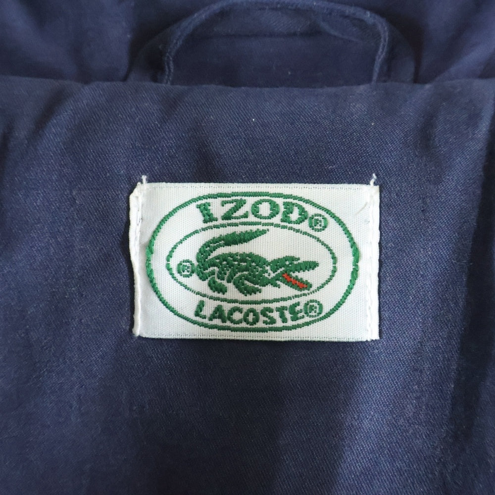 LACOSTE(ラコステ) フロントロゴ刺繍ジップアップジャケット スウィングトップ ネイビー