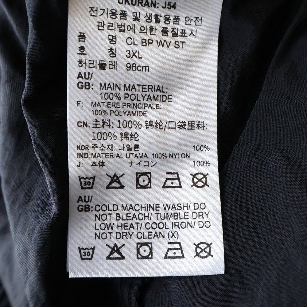 Reebok(リーボック) フロント刺繍 HE9613 ナイロンショートパンツ ブラック