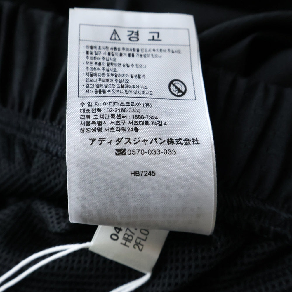Reebok(リーボック) フロントプリント HB7245 ナイロンショートパンツ ブラック