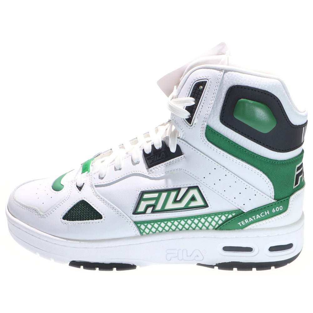 FILA(フィラ) TERATACH 600 HI F0554-0116 ハイカットスニーカー ホワイト/グリーン US11/29.0cm