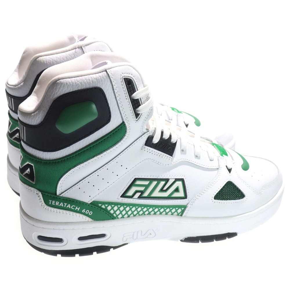 FILA(フィラ) TERATACH 600 HI F0554-0116 ハイカットスニーカー ホワイト/グリーン US11/29.0cm