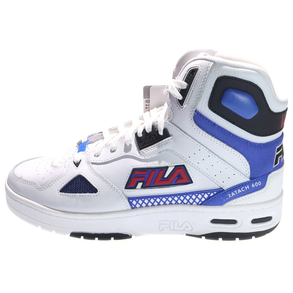 FILA(フィラ) TERATACH 600 HI F0554-0125 ハイカットスニーカー ホワイト/ブルー US11/29.0cm