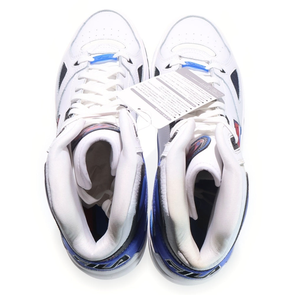 FILA(フィラ) TERATACH 600 HI F0554-0125 ハイカットスニーカー ホワイト/ブルー US11/29.0cm