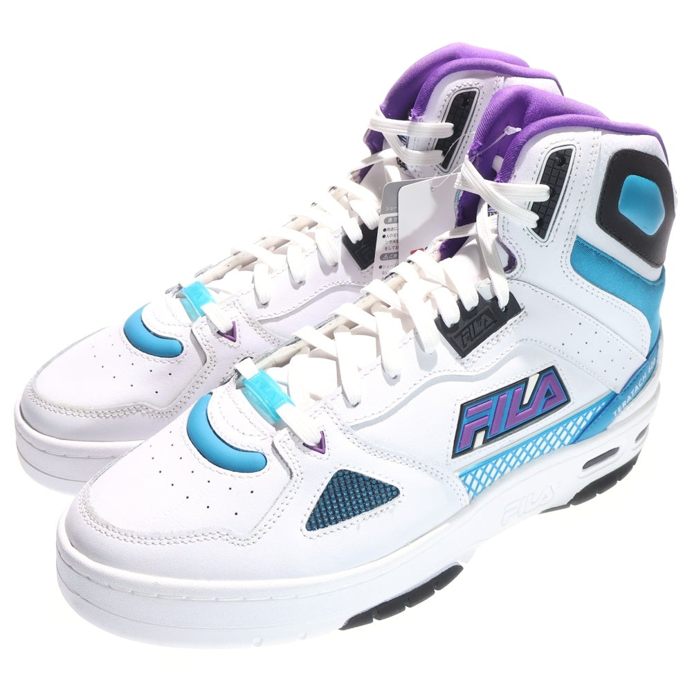 FILA(フィラ) TERATACH 600 HI F0554-0148 ハイカットスニーカー ホワイト/ブルー US11/29.0cm