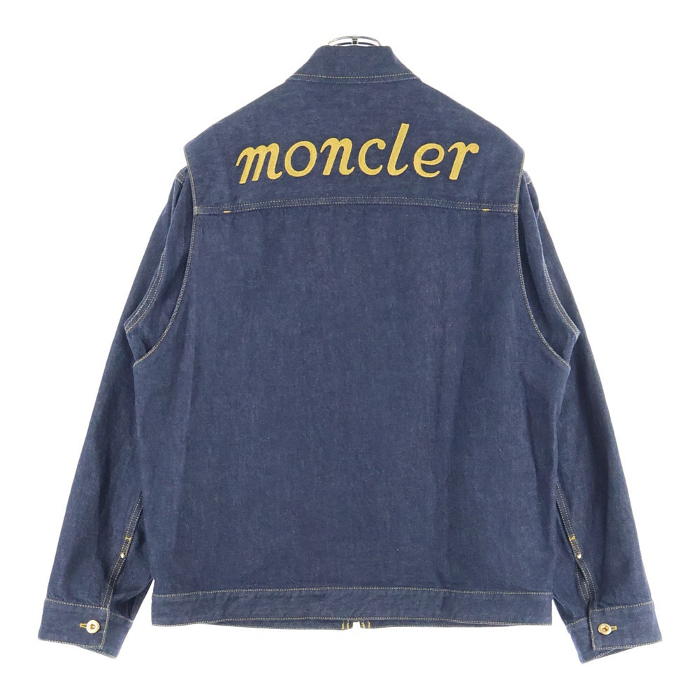 MONCLER GENIUS(モンクレール ジーニアス) 25SS ×Mercedes-Benz K14011A00010 M5923 ×メルセデスベンツ フロントジップアップジャケット デニムジャケット インディゴ