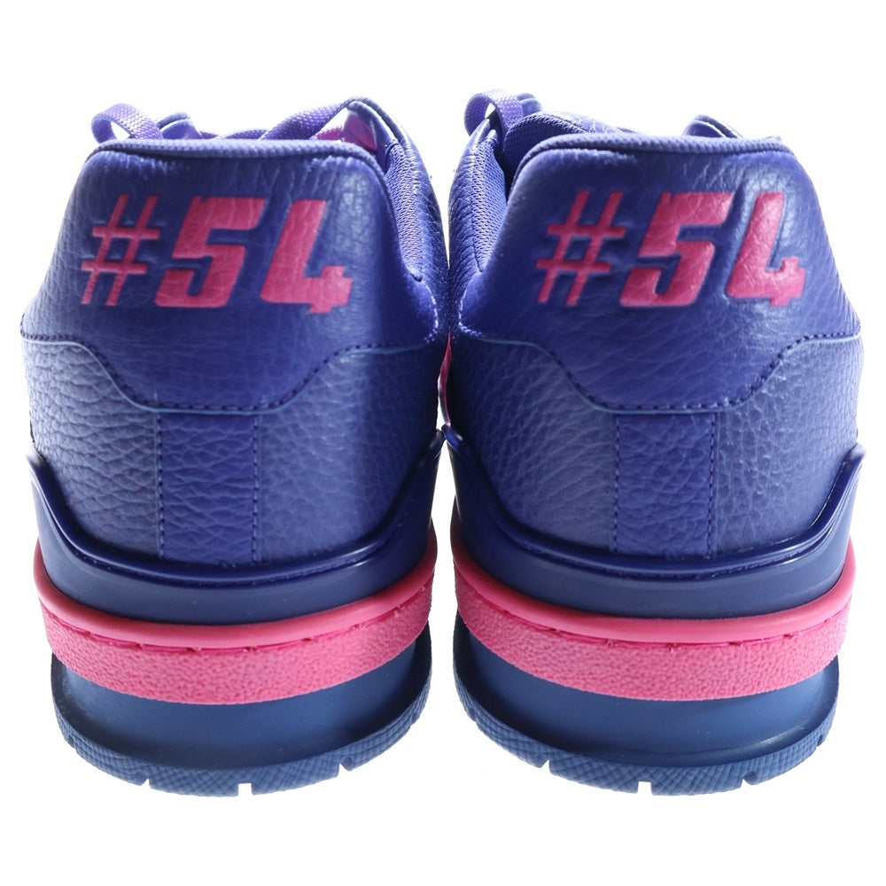 値下げ中⚠️Louis Vuitton スニーカー 青/グレー/赤 楽天市場】LOUIS VUITTON ルイヴィトン LV トレイナー スニーカー