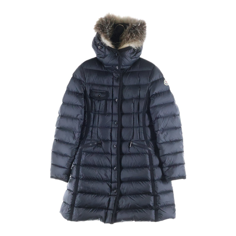 MONCLER(モンクレール) 22AW HERMIFUR GIUBBOTTO F20931C51601 53048 エルミファー ロングコート フード付きダウンジャケット レディース ブラック