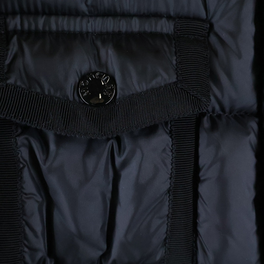 MONCLER(モンクレール) 22AW HERMIFUR GIUBBOTTO F20931C51601 53048 エルミファー ロングコート フード付きダウンジャケット レディース ブラック