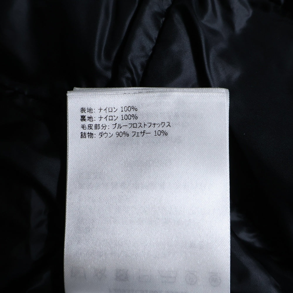 MONCLER(モンクレール) 22AW HERMIFUR GIUBBOTTO F20931C51601 53048 エルミファー ロングコート フード付きダウンジャケット レディース ブラック