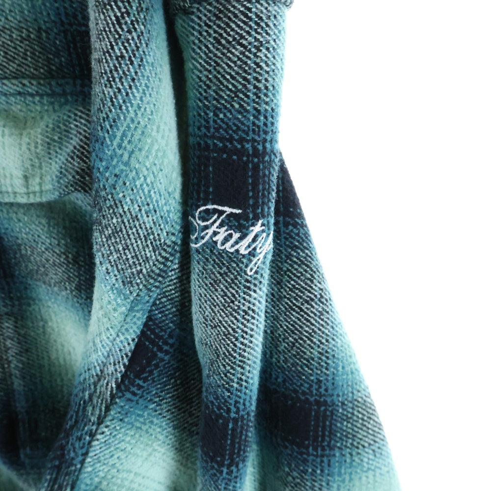 FAT(エフエーティー) BIG MAC レギュラーカラーチェックシャツ F32320-SH08-AB グリーン