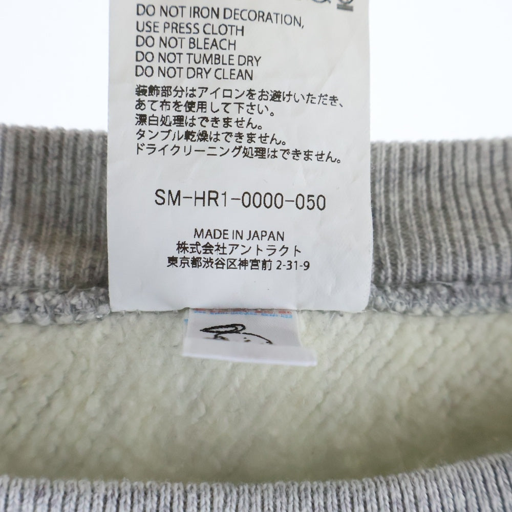 SAINT MICHAEL(セントマイケル) 25AW BABY MICAHEL CRW NECK SWT SM-HR1-0000-050 ベイビーマイケル クルーネック スウェットシャツ グレー