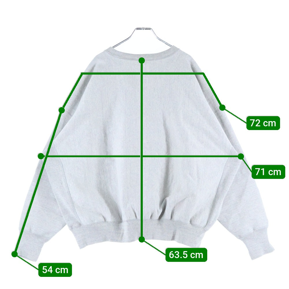 SAINT MICHAEL(セントマイケル) 25AW BABY MICAHEL CRW NECK SWT SM-HR1-0000-050 ベイビーマイケル クルーネック スウェットシャツ グレー