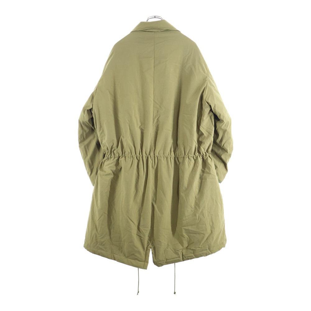 Yohji Yamamoto POUR HOMME(ヨウジヤマモト プールオム) 16AW ウエストドローコードナイロンダウンコート HR-C05-801 カーキ