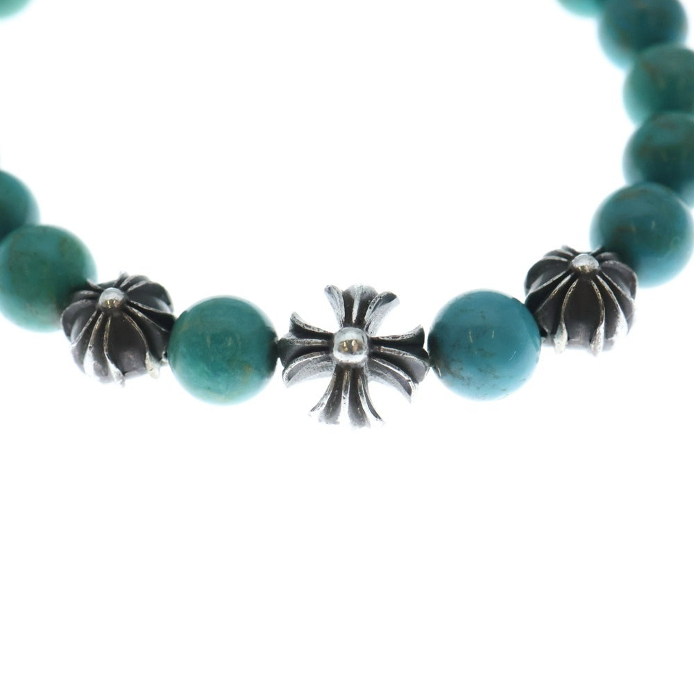 CHROME HEARTS(クロムハーツ) 8mm BEAD 8mmビーズブレス ターコイズ