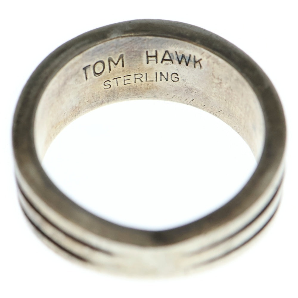 TOM HAWK(トムホーク) 2連ラインシルバーリング 指輪 シルバー