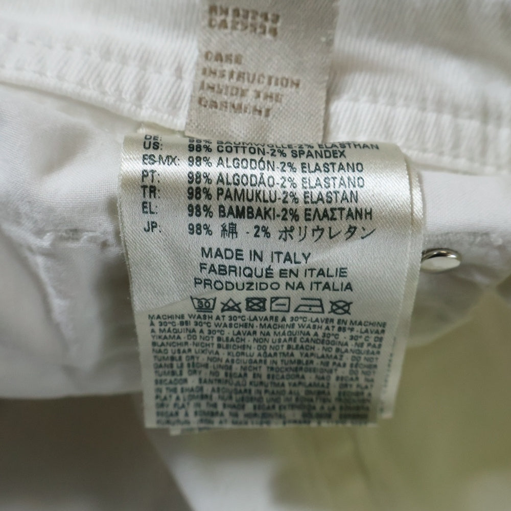 DIESEL(ディーゼル) THOMMER トマー ペイントパンツ ダメージ加工 ホワイト レディース