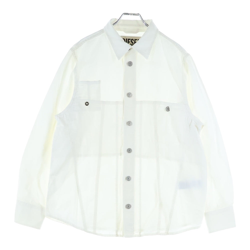 DIESEL(ディーゼル) D-FLOX SHIRT ディーフロックシャツ ホワイト D-FLOX 01AXM