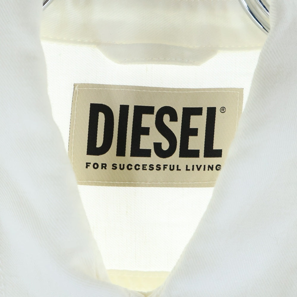 DIESEL(ディーゼル) D-FLOX SHIRT ディーフロックシャツ ホワイト D-FLOX 01AXM