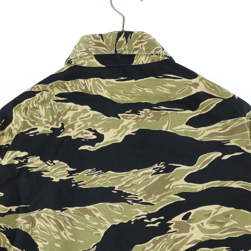 Buzz Rickson's(バズリクソンズ) GOLD TIGER PATTERN JACKET ミリタリージャケット タイガーストライプ タイガーカモ ブラック/カーキ BR15587