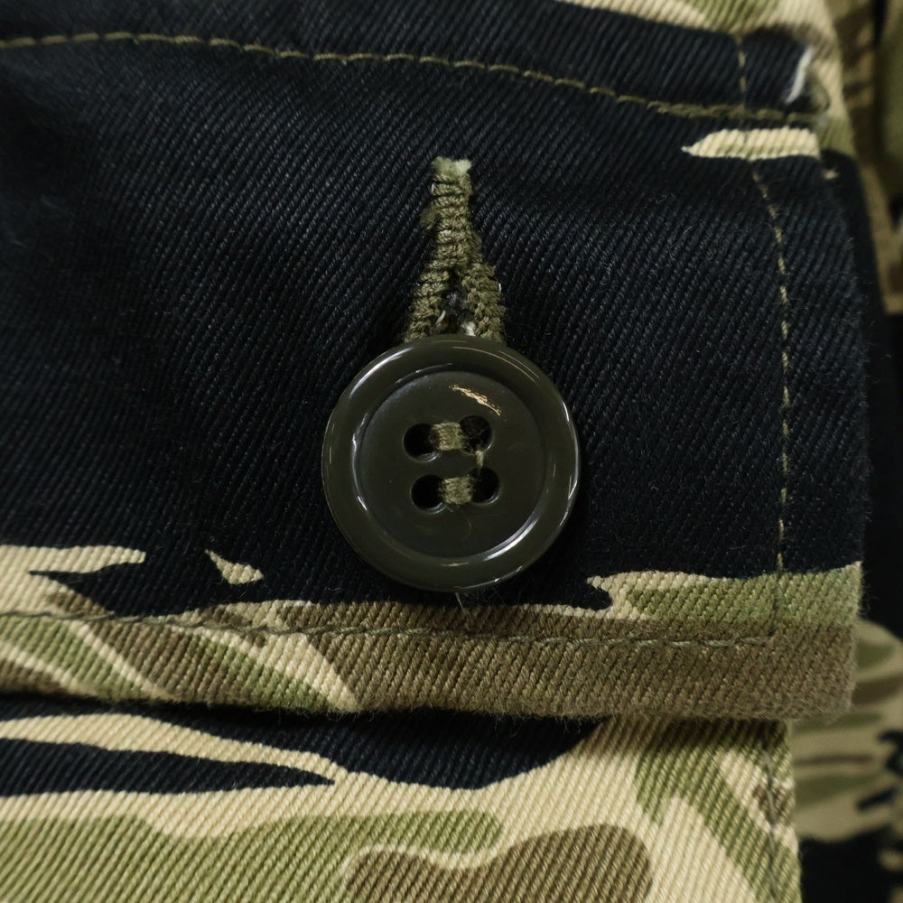 Buzz Rickson's(バズリクソンズ) GOLD TIGER PATTERN JACKET ミリタリージャケット タイガーストライプ タイガーカモ ブラック/カーキ BR15587